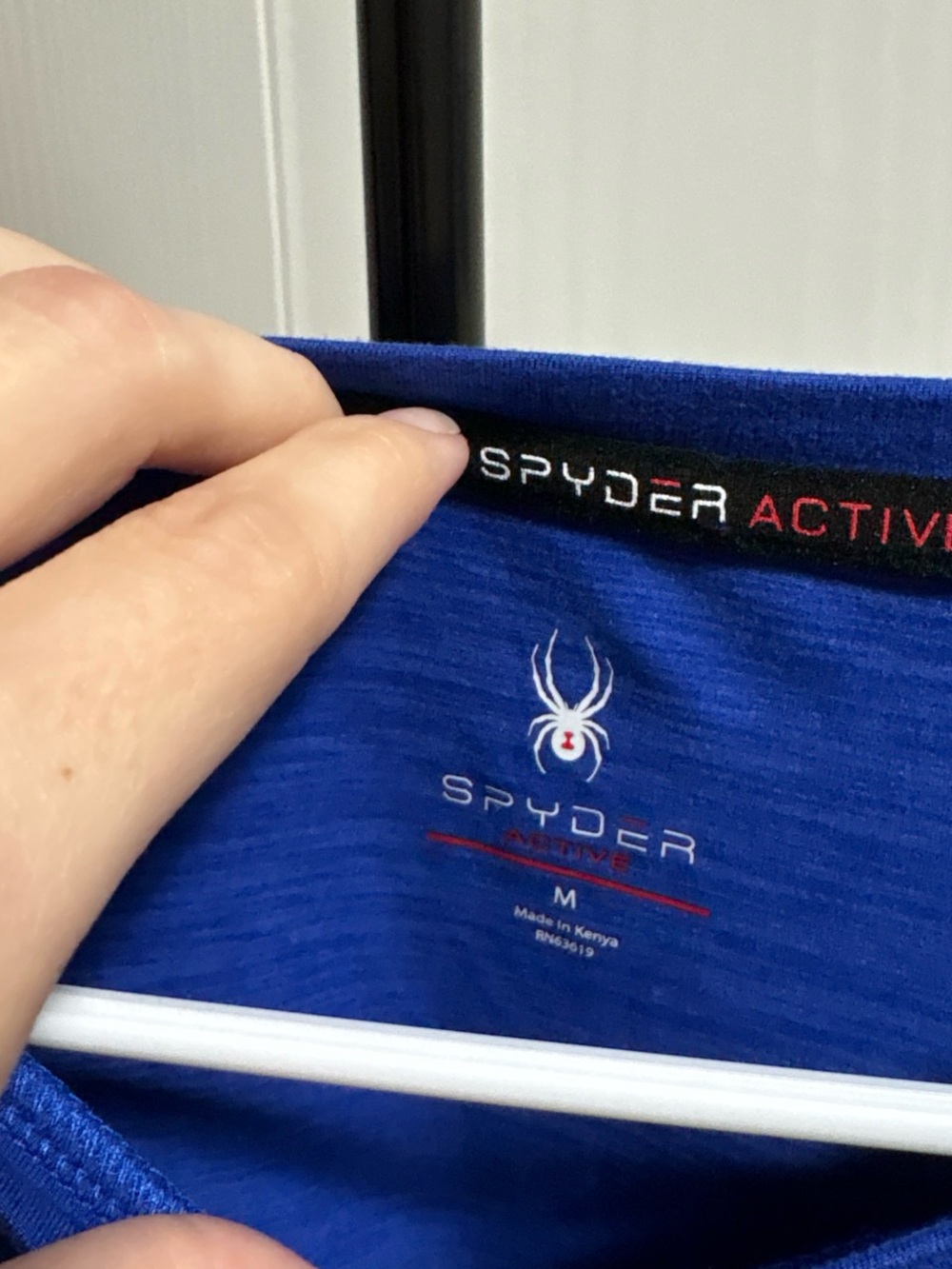 Spyder Women's Long-Sleeve Performance Top in Royal Blue - Picture 2 of 6